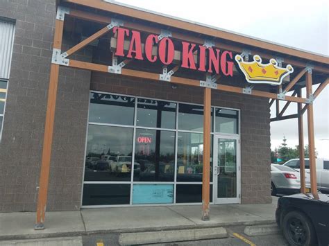 Taco king anchorage - Save. Share. 24 reviews #46 of 76 Quick Bites in Anchorage $ Quick Bites Mexican Vegetarian Friendly. 1330 Huffman Rd Ste C, Anchorage, AK 99515-3597 +1 907-336-5566 Website Menu. Open now : 10:00 AM - 10:00 PM.